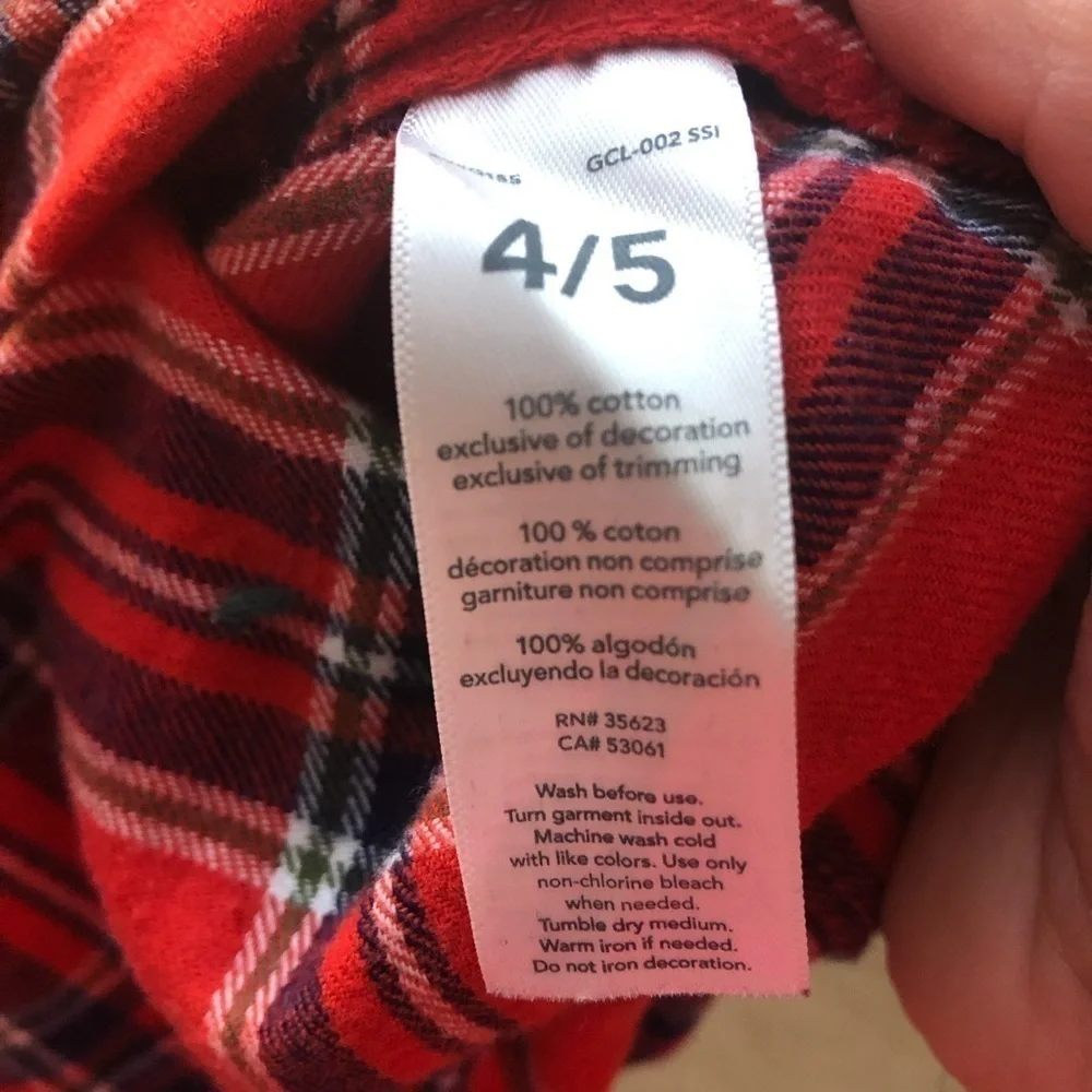 Plaid button down shirt